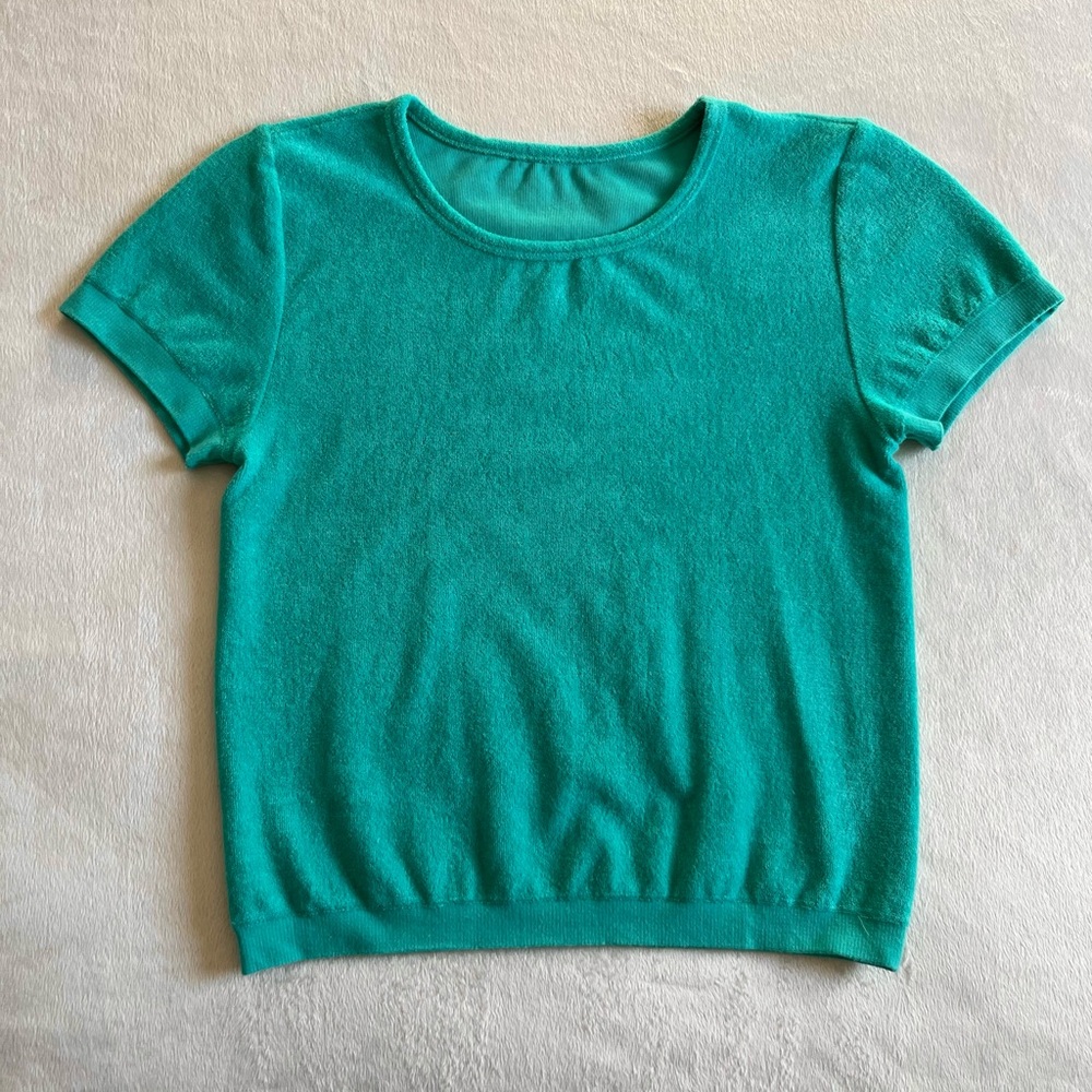 TNA terrycloth, short sleeve tee - size m